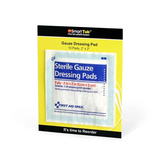 Sterile Gauze Pads - 2 in x 2 in - 10/Bag